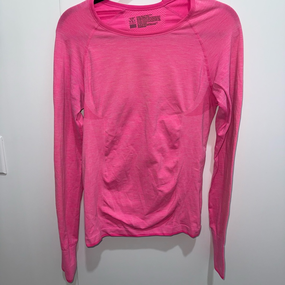 Pink Victoria's Secret sport long sleeve top L